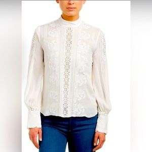 Haute Hippie Victorian silk blouse. Never has been worn, no tag. Very classy!